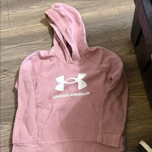 Under Armour Blush Hoodie with Logo